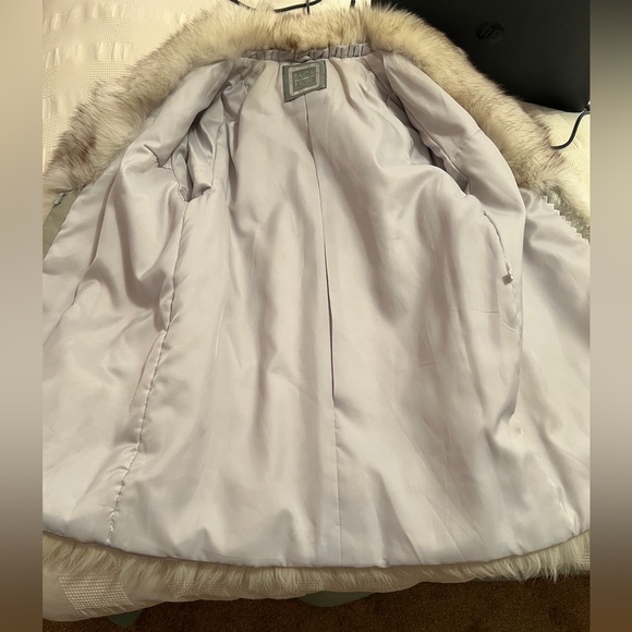 Saga Vintage Silver Label Genuine Fox Fur Coat S - Picture 5 of 11
